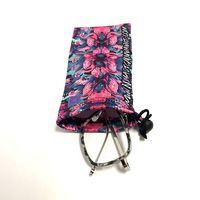 Pochette à cordon en microfibre douce de haute qualité pour lunettes et téléphone, avec logo imprimé – Collection 2026