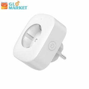 Glomarket Tuya WiFi Mini Smart <b>Plug</b> with Voice Control <b>Timer</b> Function 10A Plastic Material 1 Outlet - Product Image 1
