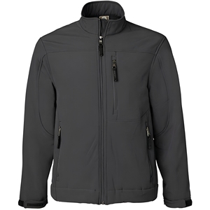 Chaqueta Unisex Negra de Lona con Forro Suave, Cuello Alto, Cierre de Cremallera, Abrigo Grueso de Invierno, Estilo Deportivo, 100% Algodón, Impermeable y Resistente al Viento - Product Image 1