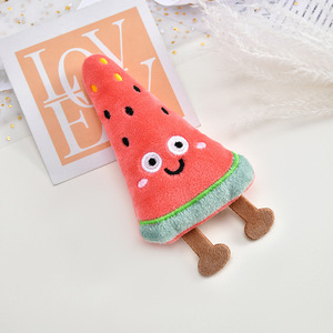 Broches en peluche de fruits et d'animaux de dessin animé, accessoires, pinces à cheveux, breloques pour foulards, pendentifs et poupées - Product Image 3