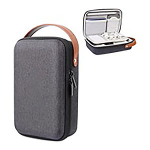 Estuche Organizador de Cables de Viaje, Bolsa de Almacenamiento Todo en Uno para Accesorios Electrónicos, Cables, Cargadores, Teléfonos, Auriculares, Color Negro - Product Image 1
