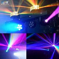 Équipement d'éclairage disco portable RGBW pour les soirées DJ, concerts, bar LED professionnel, système de déplacement avec puissance de 300 W, éclairage de scène DJ, support