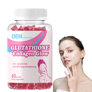 Gomitas Blanqueadoras de Piel al por Mayor de Fábrica, Suplementos de Colágeno y L-Glutatión para Mujeres Adultas, Suplemento Aclarante - Product Image 1