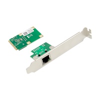 ST7227 Mini PCI-Express RTL8111F Kartu Jaringan Server Berkabel Gigabit Internal Port Tunggal RJ45 Tersedia