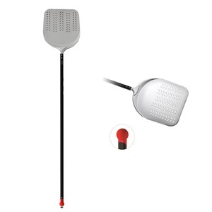 Pala per Pizza Rettangolare in Alluminio Perforata 33 X 237 cm Utensili per Pizza - Product Image 2