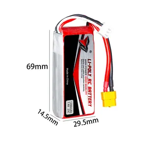 Factory direct lithium battery 7.4V 1200mAh 25C 803063 for Hot Wheels car toy drone polymer