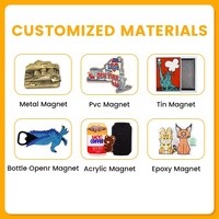 Nouveauté, vente chaude, aimant de réfrigérateur en métal émaillé doux personnalisé, souvenir créatif avec logo imprimé, cadeau souvenir 3D personnalisé