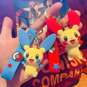 QY 3D อะนิเมะพวงกุญแจพีวีซีน่ารักจี้การ์ตูนกระเป๋าเป้สะพายหลังเสน่ห์ของสะสมของขวัญของเล่นสำหรับเด็ก - Product Image 4