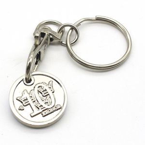 Porte-clés en métal personnalisé avec pièce de monnaie canadienne de un quart de loonie, jeton promotionnel, souvenir et article de shopping - Product Image 4