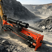 Machine de fendage de roche avec contrôle de perçage de précision et brise-roche efficace pour sites miniers