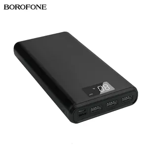 BOROFONE BT2D LED 디지털 디스플레이 트리플 USB 모바일 전원 은행 30000mAh