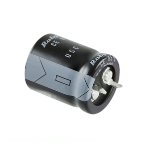 Condensateur original 330 uF à montage traversant 250USC330MEFCSN22X30 CAP ALUM 330UF 20% 250V SNAP TH - Product Image 1