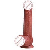 Nouveau Vibrateur Électrique Télescopique Chauffant Grand Dildo pour Femme, Meilleure Vente en Europe - BJD-E018