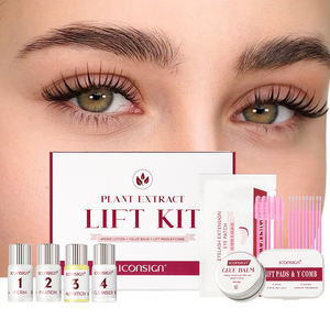 ICONSIGN Kit 2 en 1 <span class=keywords><strong>para</strong></span> Laminación de Cejas y Permanente de Pestañas Vegano, Paso 1 y 2, Extracto de Flores Naturales, Cisteamina, Queratina, Camelia - Product Image 1