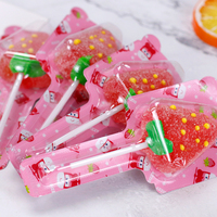 High Quality Halal 21g Strawberry Shape Sugar Snack Soft Stick Gummy Candy Bag