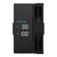 Refroidisseur d'air pour processeur COOLLEO B40 DIG BK ARGB V2, compatible avec les sockets Intel LGA 115X/1200/1700/1851, pour refroidir les ordinateurs de jeu AM4 AM5, TDP 220W