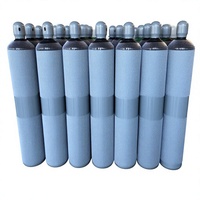 Bouteille de gaz haute pression en acier 40L TPED DOT ISO9809 pour oxygène, argon et CO2