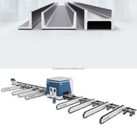 Machine laser de découpe, marquage et perçage pour atelier de structures en acier FINCm, pour acier profilé en H, acier cornière CNC et poutres en H