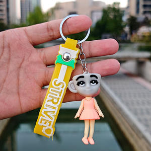 Porte-clés Figurine Shan Hai Jing au Design Anime Cartoon Original, Impression Numérique 3D en Plastique, Emballage Individuel - Product Image 5