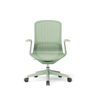 Chaise de bureau ergonomique simple avec dossier en maille respirante, chaise d'ordinateur pivotante et réglable en hauteur, chaise de personnel à roulettes, chaise d'étude à domicile