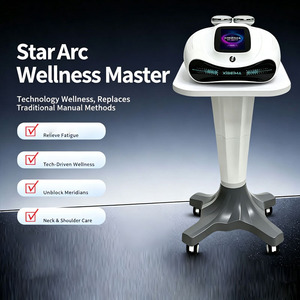 Appareil de beauté à micro-courant pour usage domestique, raffermissant, chauffant, réglable, masseur corporel thermique avec deux sondes, soulage la fatigue musculaire - Product Image 2