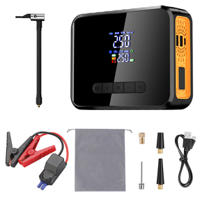 CX319SH Nuevo Arrancador de Coches Barato con Inflador de Neumáticos, <span class=keywords><strong>Compresor</strong></span> de Aire Recargable de 150 PSI, Cable de 12V, Línea de Carga <span class=keywords><strong>USB</strong></span>, Parada Automática - Product Image 2