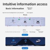 Panel Instrumen ICAR V23 Berkualitas Tinggi untuk Mobil Setir Kanan, Layar Instrumen LCD Definisi Tinggi, Aksesoris
