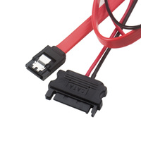 Câble SATA Slimline 7+6 broches pour lecteur DVD ROM CD-RW SATA Slim Latop, câble d'alimentation PC