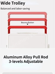 Maleta de Viaje Rígida y Duradera de Gran Capacidad con Diseño Simple, Ruedas Suaves, <span class=keywords><strong>Equipaje</strong></span> de Mano <span class=keywords><strong>para</strong></span> Avión con Cargador USB - Product Image 6