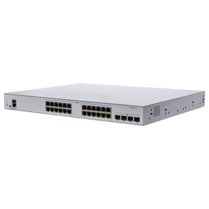 Commutateur Ethernet 24 ports <span class=keywords><strong>CBS350</strong></span>-<span class=keywords><strong>24T</strong></span>-<span class=keywords><strong>4X</strong></span>-CN empilable, VLAN, QoS, SNMP en stock - Product Image 1