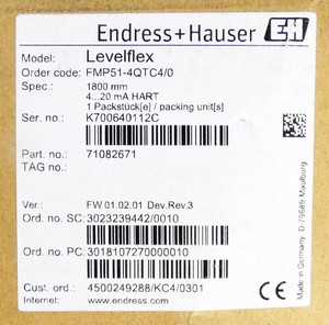 PLC + Levelflex FMP51-4QTC4/0 Vers. Fw01.02.01 Dev_rev.<span class=keywords><strong>3</strong></span> - Sin Usar/Caja Original - Producto con Garantía - Product Image 2