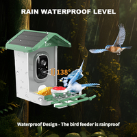 Mangeoire à oiseaux avec caméra, nichoir intelligent avec notification en temps réel, vidéo en direct avec audio bidirectionnel, contrôle par application Wifi
