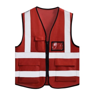 Gilet de sécurité réfléchissant professionnel pour le travail en extérieur, haute visibilité, polyester/coton, uniforme - Product Image 2