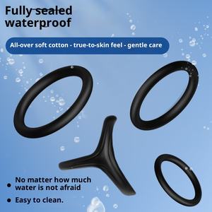 Anneau de blocage du prépuce en silicone liquide, anneau pénien, produits pour adultes, pour hommes - Product Image 2