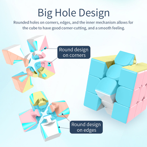 Moyu meilong Macaron 5x5 Magic <span class=keywords><strong>Cube</strong></span> 4x4x4 màu hồng <span class=keywords><strong>Cube</strong></span> Món Quà Giáng sinh đồ chơi cho đồ chơi trẻ em câu đố trò chơi cho trẻ em giáo dục - Product Image 3