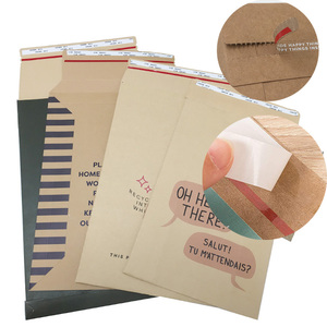 Tùy chỉnh tự con dấu phẳng cứng nhắc các tông phong bì bưu phẩm giấy kraft không thấm nước thân thiện với môi cho giày & Lông bao bì - Product Image 2