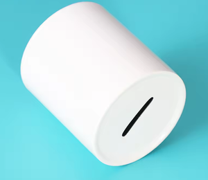 Tirelire en céramique personnalisable de haute qualité pour sublimation – Boîtes à monnaie vierges - Product Image 4