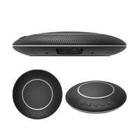 Haut-Parleur de Conférence Portable avec Microphones USB pour Bureau à Domicile et Réunions d'Affaires