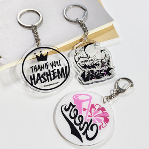 Customizable Double-Sided Printed <b>Rainbow</b> Keychain UV Printing Cartoon Style Acrylic Charm Customized Plastic Keychain Design - Product Image 6