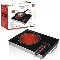 Cuisinière à induction portable 3500W, cuisinière en céramique infrarouge, cuisinière électrique multifonctionnelle de comptoir, cuisinière à induction infrarouge