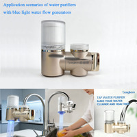 Meilleure Vente : Purificateur d'Eau à Fixation sur Robinet avec Cartouche Filtrante Céramique Remplaçable pour Salle de Bain, Cuisine et Maison en Location