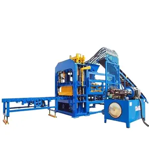 Máquina de tijolos hidráulica QT6-15 que faz máquinas automáticas para fabricação de cimento, máquinas para materiais de construção