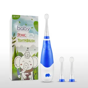 SEAGO SG-902 Großhandel Farbige Kleine nette günstige kinder elektrische zahnbürste für baby