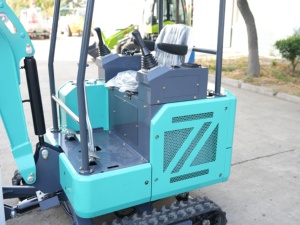 Mini Excavadora bibo de 1.6, 1.8 y 2.5 Toneladas, con Certificación CE e ISO, Micro Excavadora Compacta, Maquinaria Hidráulica sobre Orugas, Motor Changchai 390Q, 0.04m - Product Image 4