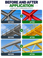Peinture métallique anti-corrosion FENGCHEN à base de résine époxy, résistante à la rouille, pour structures en acier, rampes et équipements industriels
