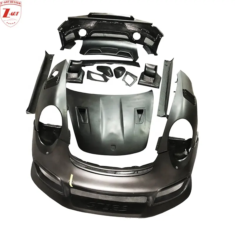 Z-ART 2012-2018 911 GT2 रुपये शरीर किट पोर्श 911 ट्यूनिंग के लिए शरीर किट के लिए 991 911 पुराना वापस वायुगतिकीय शरीर किट के लिए 991