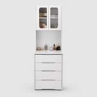 Table de toilette moderne et minimaliste de luxe léger avec miroir LED, meuble de maquillage simple pour chambre d'hôtel, vente en gros