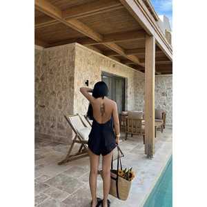 ชุดผ้าลินินสีดำคุณภาพสูง แต่งโบว์ปักลายลูกไม้ทันสมัย เหมาะสำหรับใส่ทำงานประจำวัน ผ้าฝ้ายถักนิตติ้ง สำหรับฤดูใบไม้ผลิ ฤดูใบไม้ร่วง ฤดูหนาว ไซส์ XL - Product Image 2