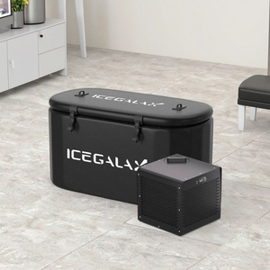 IcegalaxBán máy làm lạnh nước cho phòng tắm tập thể dục phục hồi Băng tắm trị liệu hệ thống làm mát 1HP lạnh Plunge Máy làm lạnh - Product Image 4