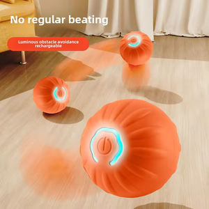 Gestreepte Stijl Hond Speelgoed Milieuvriendelijk Plastic Waterdichte Ip67 Leuke Leuke Leuke Gadget Voor Het Verlichten Van Verveling Intelligent Rollen - Product Image 2